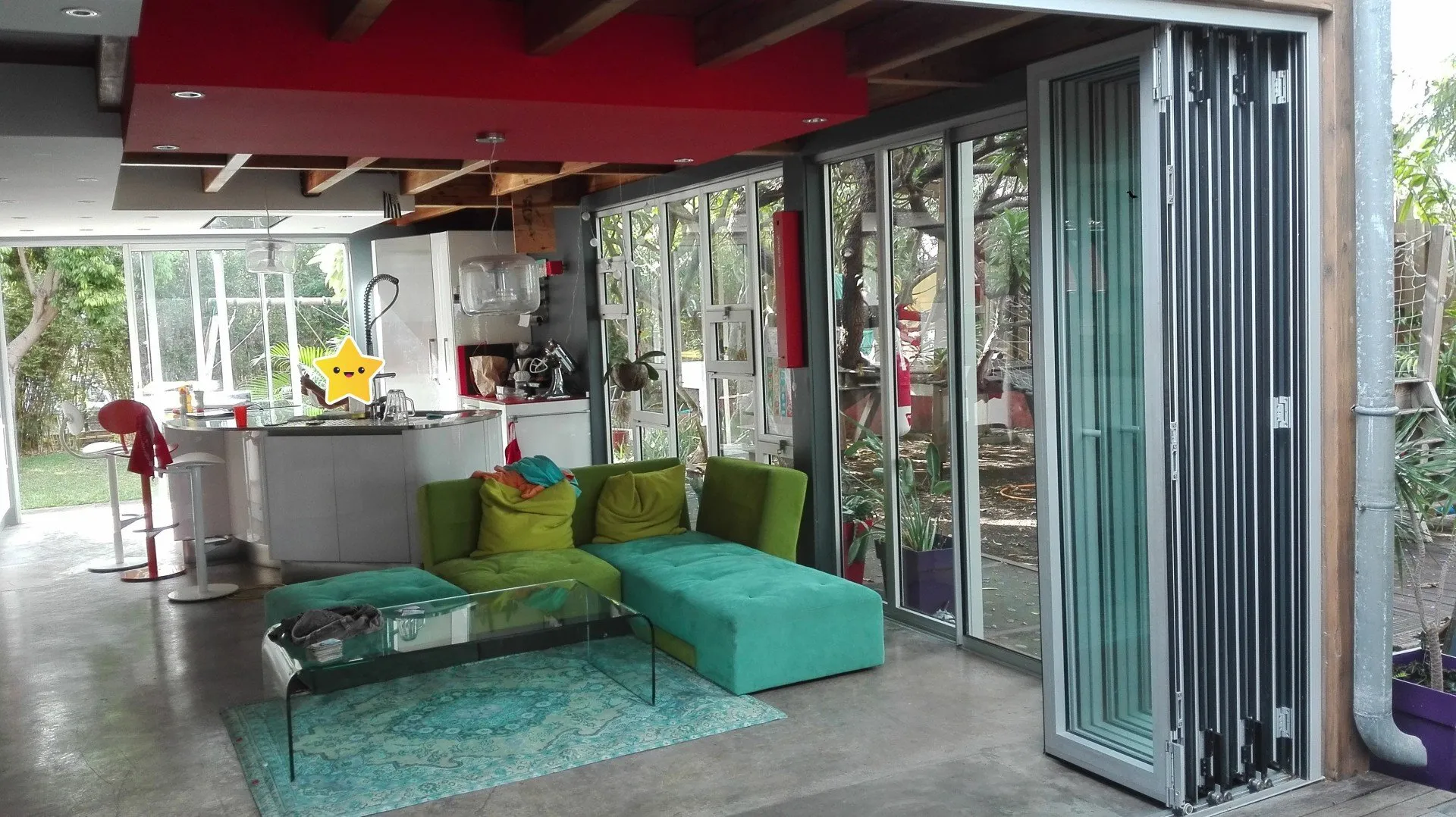 Porte repliable SCHUCO ASS70 FD BMA menuiserie